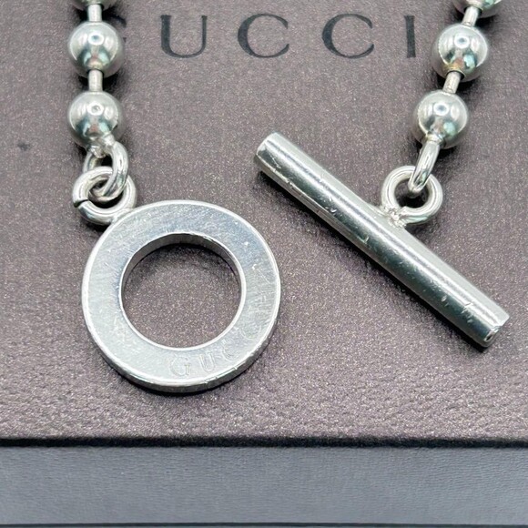 Gucci Sterling Silver Ball Chain #234607G11B - Picture 9 of 11